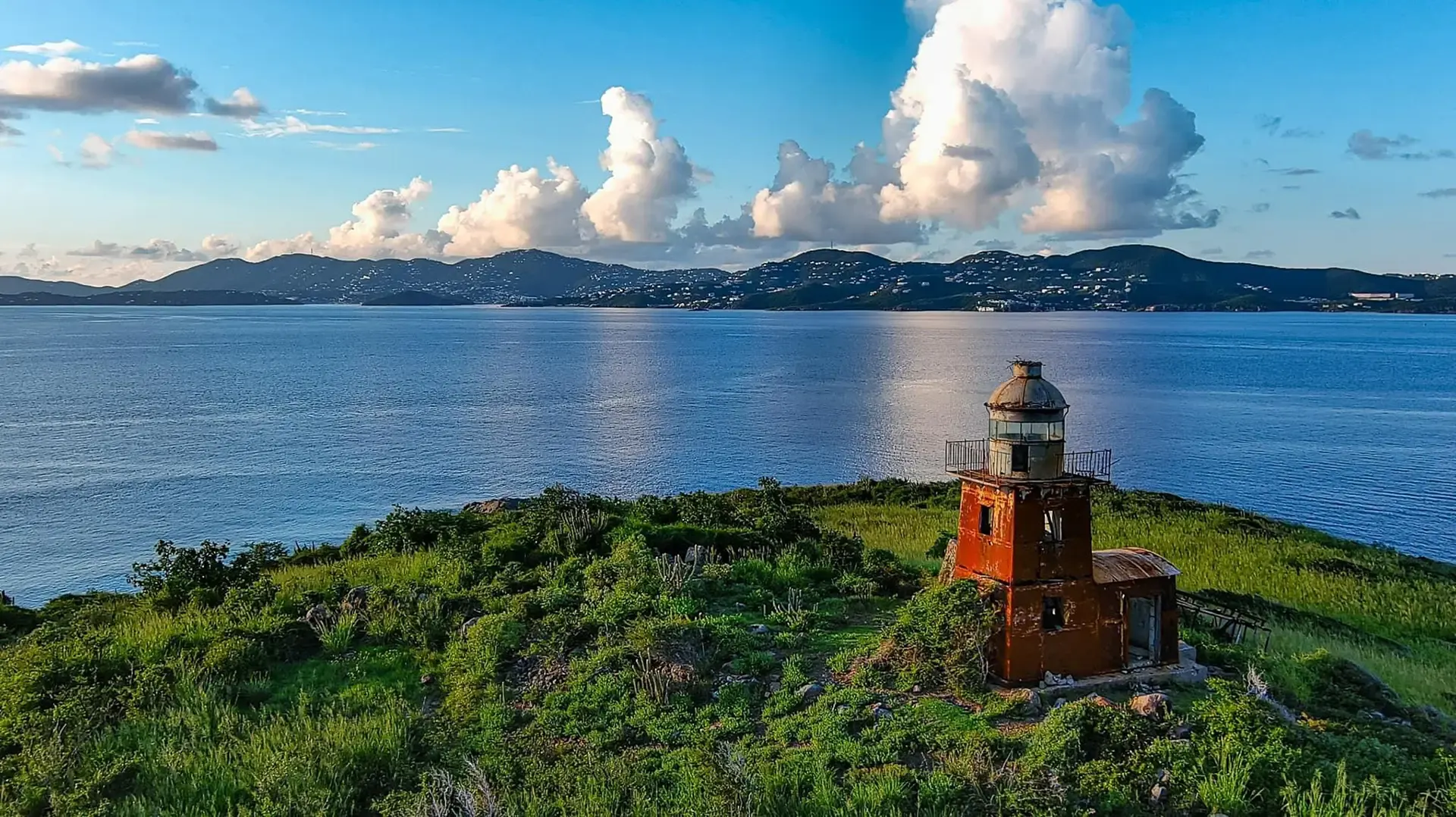 Lighthouse overlooking the USVI