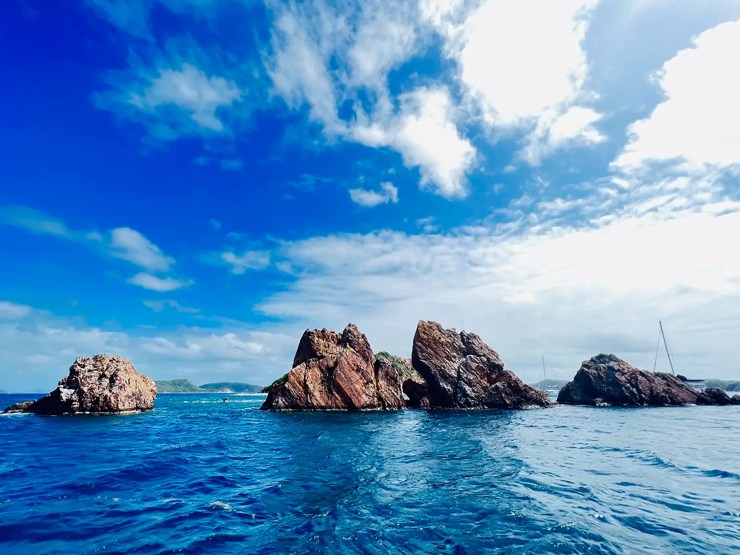 Crystal-clear waters of the US Virgin Islands